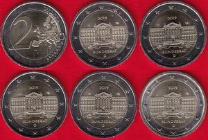 Germany set of 5 coins: 2 euro 2019 A, D, F, G, J "Bundesrat" BiM. UNC - Picture 1 of 1