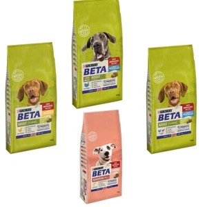 Purina Beta Adult Dry Dog Food All Flavours 14kg Turkey, Lamb, Salmon Chicken - Picture 1 of 8