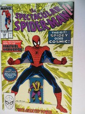 SPECTACULAR SPIDER-MAN #158 - 1st COSMIC SPIDER-MAN APP.! - 1989 - MARVEL COMICS