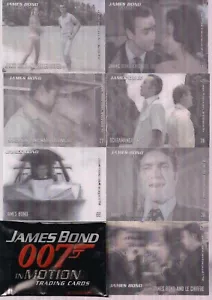 JAMES BOND 007 IN MOTION RA 2008 CONJUNTO COMPLETO 63 TARJETAS DE MOVIMIENTO LENTICULAR JUEGO BASE Y ENVOLTURA - Imagen 1 de 1