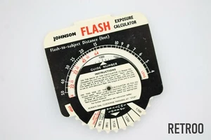 Johnson Blitz Belichtungsrechner Anleitung Sammlerstück Vintage Retro Erinnerungsstücke - Bild 1 von 10