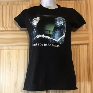 Corpse Bride Ask You To Be Mine Tim Burton Graphic T-shirt S Youth Warner Bros - Picture 1 of 5