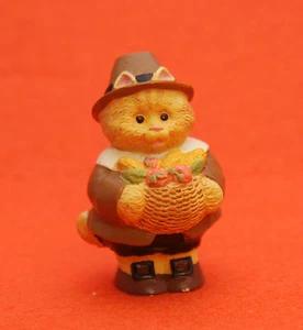 Hallmark 1995 Thanksgiving Cameron Cat Pilgrim Merry Miniatures QFM8169 - Picture 1 of 5