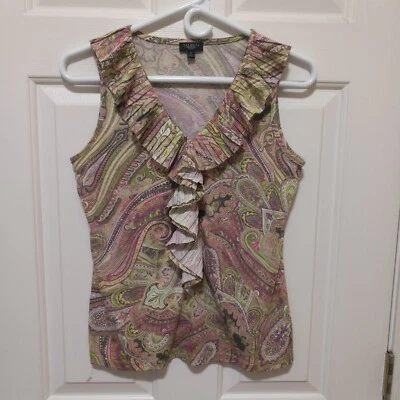 Top TALBOTS Poliéster Rayón Para Mujer Cachemira Informal Carrera Diaria Talla S Foto 1 de 4