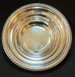 Antike La Pierre Sterlingsilber 6" Schüssel Schale Spirale Design Rand #115 - Bild 1 von 12