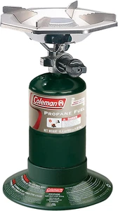 Estufa De Gas Portatil De Camping De Propano Con 1 Quemador Ajustable Verde USA - Picture 1 of 12