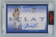 Jessica Alba 2023 Leaf Decadence Pop Century Eclat Autograph Blue Auto 8/8