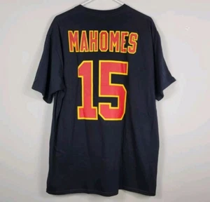 Patrick Mahomes #15 Kansas City Chiefs NFL Jersey Style T Shirt Mens Size XL - Picture 1 of 7