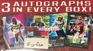 2022 SAGE NFL DRAFT FOOTBALL HIGH Serie BLASTER BOX 3 Autogramme Young Favre - Bild 1 von 3