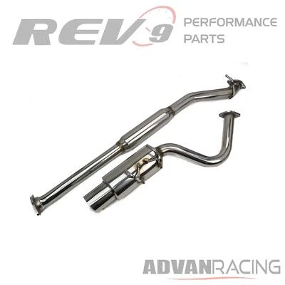 Rev9 Stainless Steel Single Exit Cat-Back Exhaust Kit for SCION FR-S 13-16 4"... - Image 1 of 4