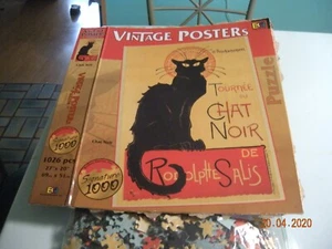  Puzzle - Buffalo Games - Vintage Poster - Chat Noir - 1000 Teile - Bild 1 von 1