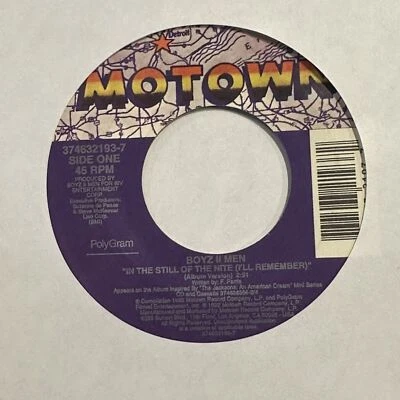 Boyz 2 Men Jackson 5 - In The Still Of The Nite (I'll Remember) / Whos Lovin You - Image 1 of 2