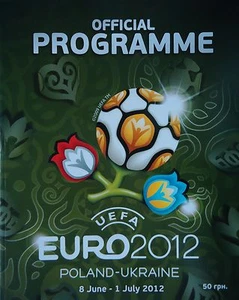 official Tournament Ukrainian Programme UEFA Euro 2012 Poland-Ukraine (English) - Picture 1 of 1