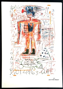 Jean-Michel Basquiat- Reproduktion Lithographie 70x50cm Nr.22/300 - Bild 1 von 3