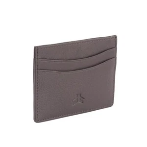 RFID Men’s Genuine Premium Leather Slim Credit Card Holder 4 Cards Notes Brown - Picture 1 of 12