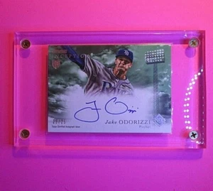 Rare Jake Odorizi RC ,Auto Rookie ,2013 Topps Bowman Inception Green Twins /25 - Picture 1 of 1