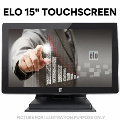 ELO ET1519L 15" Touch Screen POS Monitor VGA 3.5mm Audio USB 90 days Warranty - Image 1 of 4