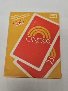 Vintage O'NO99 Card Game from UNO 1982 Complete New Cards and Tokens Sealed - Picture 1 of 8