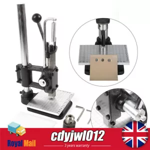 Leather Craft DIY Imprinting Machine Embossing Press Leather Stamp Punching Logo - Picture 1 of 10