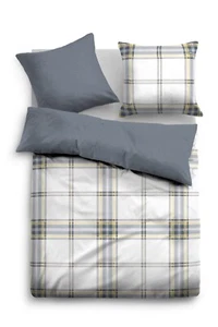 Tom Tailor Satin - Bettwäsche 135 x 200 cm 100% Baumwolle mit Reißverschluss - Bild 1 von 2
