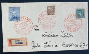 1939 Prague Bohemia Moravia First Day Cover FDC Leader 50th Birthday - Picture 1 of 2