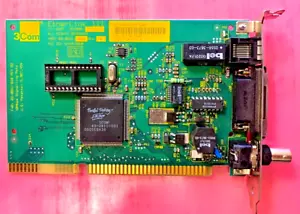 3COM ETHERLINK III 3C509-COMBO ISA ETHERNET RJ45/COAXIAL/LAN *SE ENVÍA DESDE EE. UU.* - Imagen 1 de 1