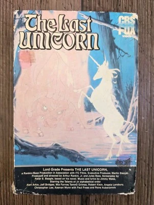 The Last Unicorn  (1983) CBS/FOX Release VHS - Image 1 of 4