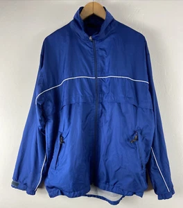 Vintage ASICS Duo tech Jacket Men’s Size XL BLUE - Picture 1 of 11