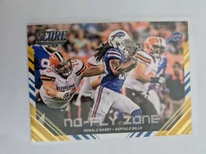 🏆 Billetes Buffalo 2016 Panini Score No Fly Zone Gold Ronald Darby #5 - Imagen 1 de 2
