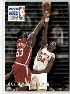 1993-94 SKYBOX PREMIUM #6 HAKEEM OLAJUWON HOUSTON ROCKETS - Image 1 of 2