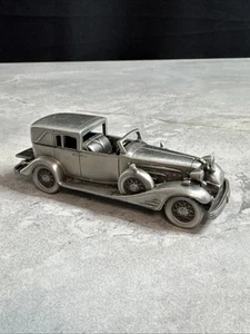 Danbury Mint Pewter Car 1933 V-16 Cadillac Town Car B3 - Picture 1 of 9