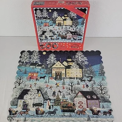 Рождественская головоломка 500 шт. Jane Wooster Scott пробковая доска прихоть пробка полный винтажный - Изображение 1 из 4