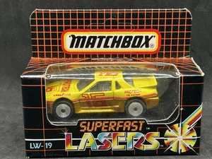 1986 Matchbox Superfast Lasers LW-19 Pontiac Fiero RARE Sealed MIB - Picture 1 of 4