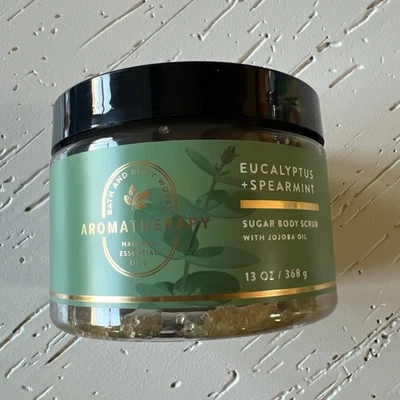 Bath & Body Works Aromatherapy Eucalyptus Spearmint Sugar Scrub 13 Stress Relief - Image 1 of 4
