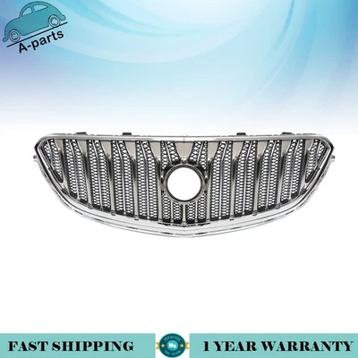 Brand Chrome Black Front Upper Grill Grille For Buick Enclave 2013-2016 2017 Foto 1 de 4