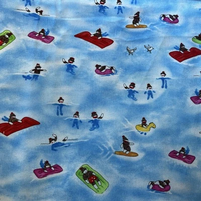 Malibu Monkies Water Pool Toys Inflatables Monkey Sock Erin Michael BTY - Image 1 of 3