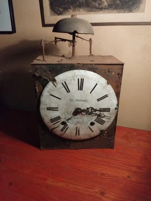 Horlogerie Mouvement d' Horloge Comtoise Oroglio Uhrr CLOCK  - Photo 1/4