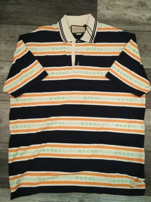 HOMBRE Gucci LOGO Polo MULTICOLOR XXX Rayas/Manga Corta (ITALIA) Foto 1 de 4