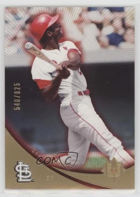 2005 Ultimate Signature Edition /825 Lou Brock #26 HOF - Image 1 of 2