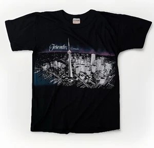 Vintage 90s Toronto Canada City Scape Skyline T-Shirt Single-Stitch XL 50/50 - Bild 1 von 6