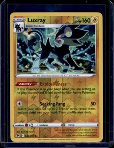 Luxray Crown Zenith Pokémon #044/159 Holograma Inverso Casi Nuevo+ - Imagen 1 de 2
