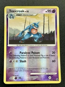 Toxicroak 31/100 - D&P Majestic Dawn - Reverse Holo - LP - Picture 1 of 3