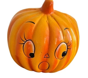 Holland Floral anthropomorph Halloween Jack-O-Lantern Pumpkin Planter Vintage 1987 - Bild 1 von 8