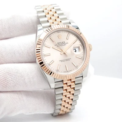 Rolex 126331 Datejust 41 18K/SS con esfera Sundust Stick en Jubilee Foto 1 de 4