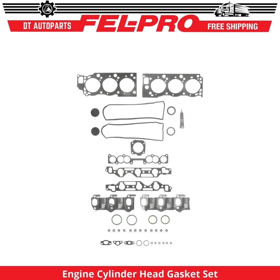 Juego de juntas de culata de motor V6 de 3,0 L Fel-Pro 1989 para camioneta Toyota 1988-1995 Foto 1 de 1