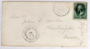 Boston, MA--Commander John Grimes Walker, U.S. Navy, Burlington, IA/3-C./7/1872! - Picture 1 of 2