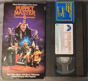 PUPPET MASTER 4 Vintage Horror VHS 1993 - Picture 1 of 4