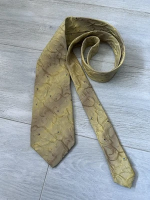 Kenzo Men's Yellow Floral Art Vintage Tie - Image 1 of 4