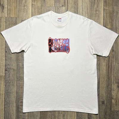 Nueva Camiseta Supreme New York Pago Hombre Grande Natural Crema Rara Foto 1 de 4