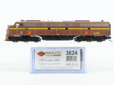 N Scale Broadway Limited BLI 3624 PRR Pennsylvania E8A Diesel #4261 w/Paragon3 - Image 1 of 4